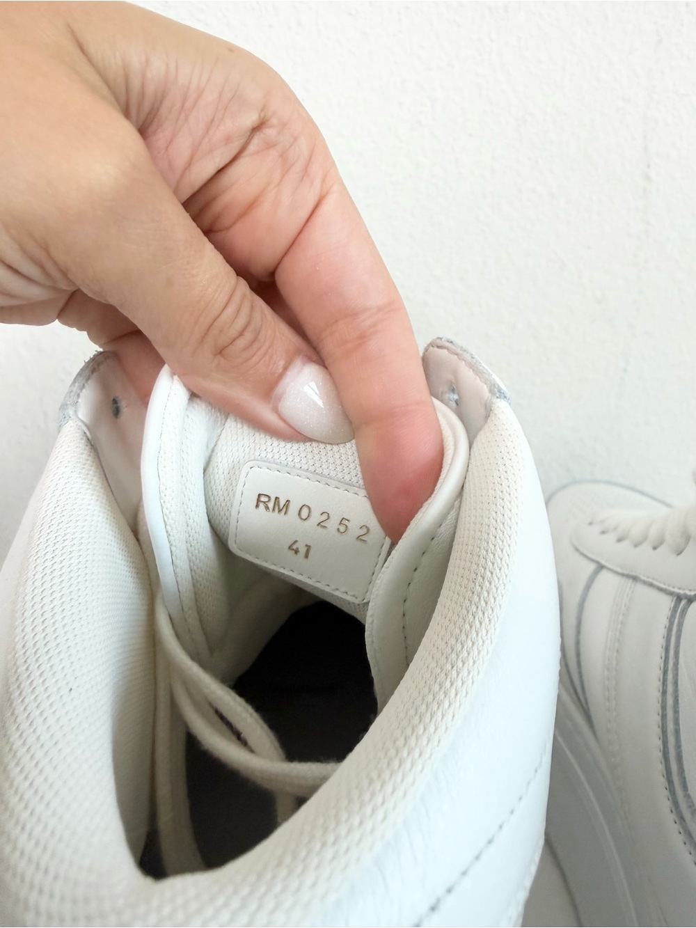 CELINE White Platform High Top Sneakers Size 41 - Picture 6 of 7